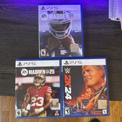 Madden 24, Madden 25, And WWE 2k24