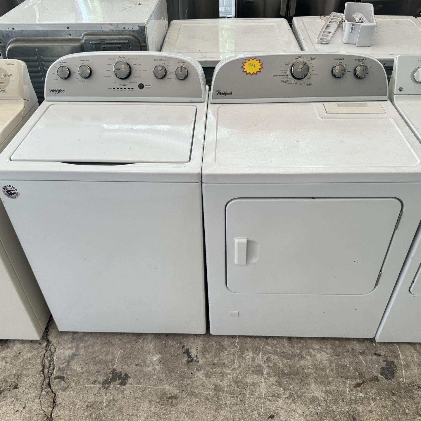 Whirlpool Washer And Dryer Gas Set