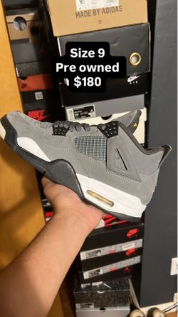 Jordan 4 cook grey size 9