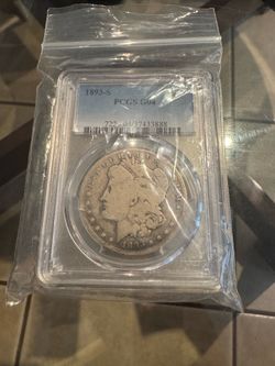 Rare Key Date. 1893 S King of the Morgan dollars PCGS G4
