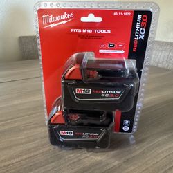 Milwaukee M18 2PC Batteries