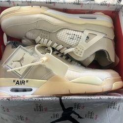  Jordan 4 Retro X Off White 
