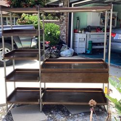 Organizer/entertainment Unit with lights and drawer