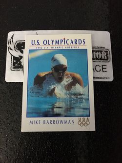 U.s Olympicards mike barrowman Sports card
