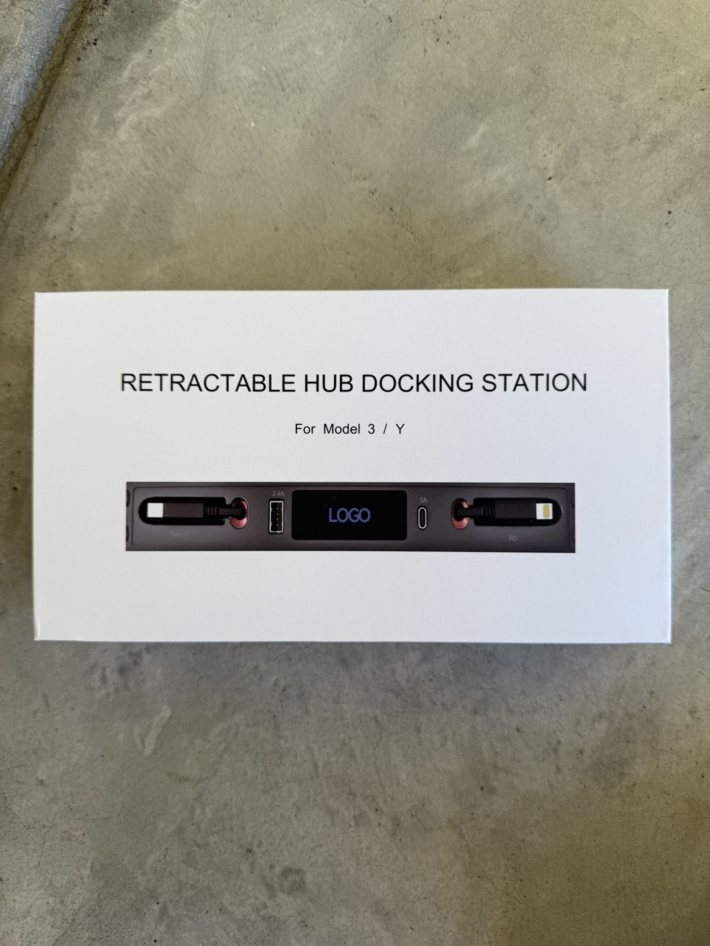 for Tesla USB Hub,Fast Charge with Cable Adapter for Tesla Model 3 Model Y