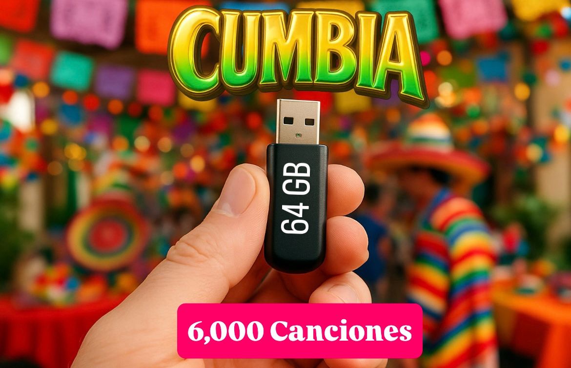 DJ Tools - DJ Equipment 64GB Flash Drive - Cumbia - Música Para DJ
