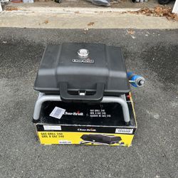 Char-Broil Portable Propane Grill with Propane Bottle