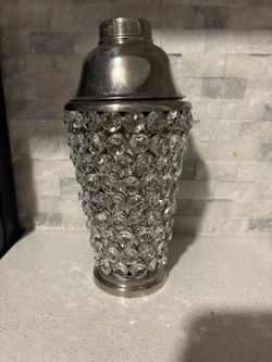 Bedazzled silver martini shaker from Z Gallerie