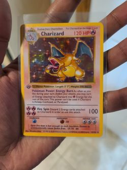 *REPLICA PROXY CHARIZARD * REPLICA* - POKEMON ULTRA RARE BASET CHARIZARD- NON HOLOGRAPHIC - KIDS GAME TOY XMAS NINTENDO