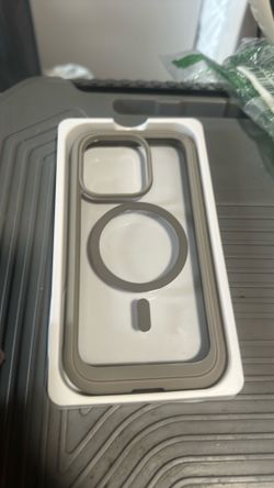 NEW OPEN BOX Miracase Dual -layer  Grey phone case iPhone 16-17 pro case
