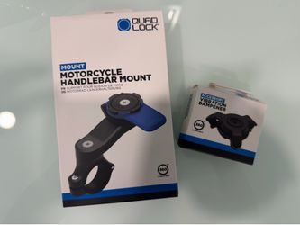 Motorcycle Quad Lock Handlebar Mount