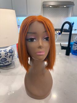 Ginger Orange Bob Lace Front Wig