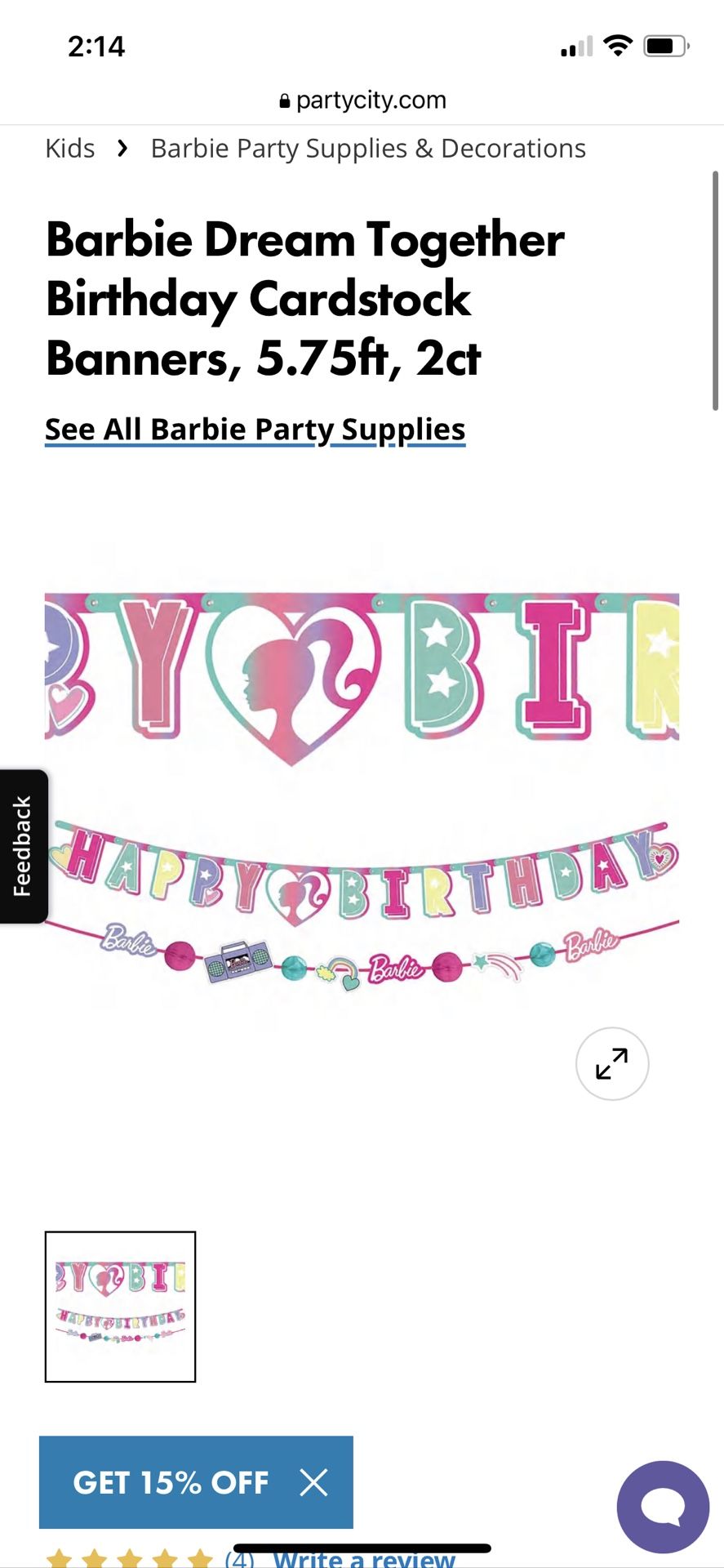Barbie Life Size Adult Size Box/Birthday Decoration Prop/kids Birthday