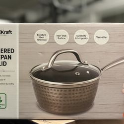 Hammered Saucepan With Lid 