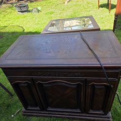 Record Player + Radio Table