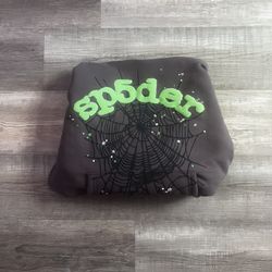 Grey Spider Hoodie