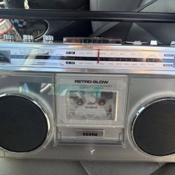 ION Retro Glow Bluetooth Boombox – Brand New Open Box