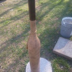 Tall Metal  Vase Or Giant  Hollow  Baseball Bat That's Pretty Heavy 