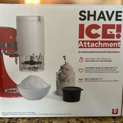 KitchenAid Shave Ice Attachment (KSMSIA) for Stand Mixer - New