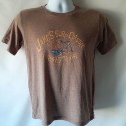 Life is Good boys brown graphic short sleeve T-shirt size XL (12-14)