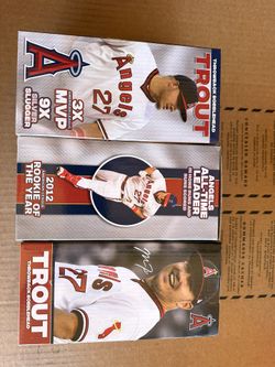 Mike Trout Anaheim Angels Throwback Bobblehead 2024 - *New* - $20