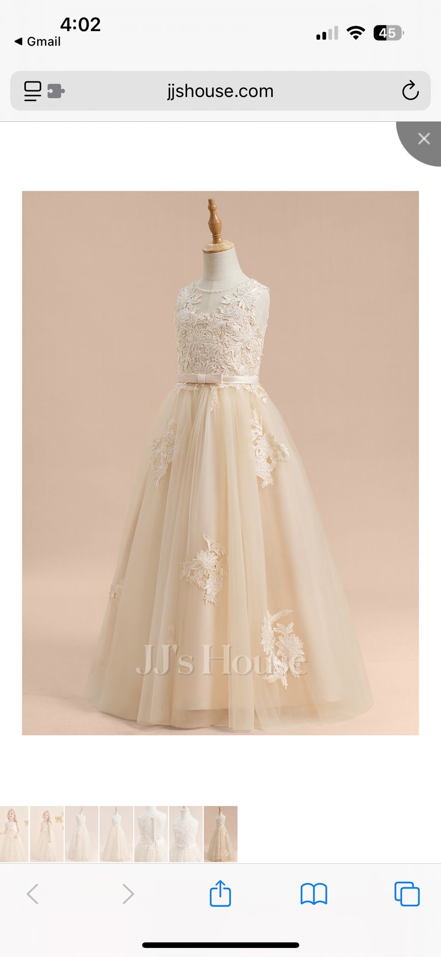Flower Girl Dress Size 10 