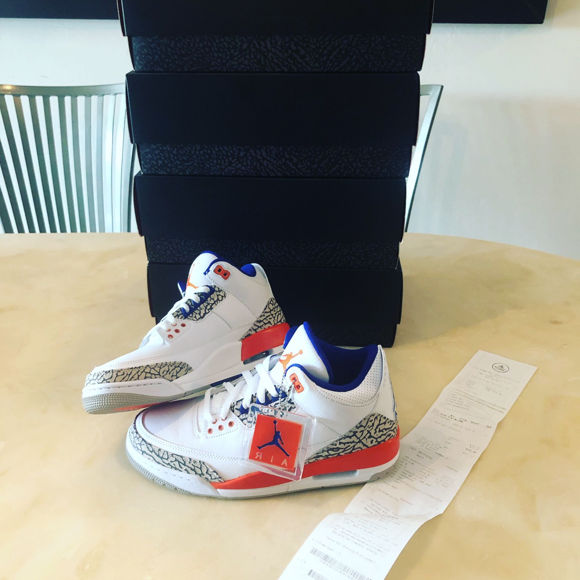 Jordan Retro 3 “Knicks Rivals” 100% Authentic with Receipt!!!