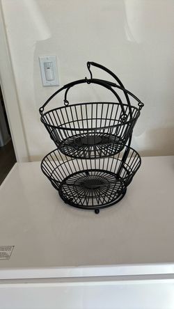 Kitchen 2 Tier Basket