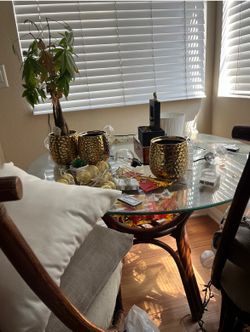 Versatile Antique look Dinning/porch Table+4 Chairs SET