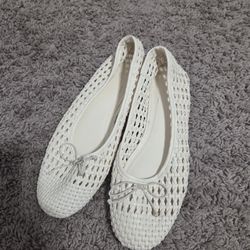 White Flats, Zara, Size 7