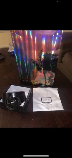 Authentic Gucci Belt Black