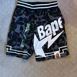 Bape Shorts With Keychain