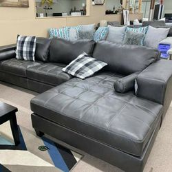 Nokomis Charcoal LAF Sectional