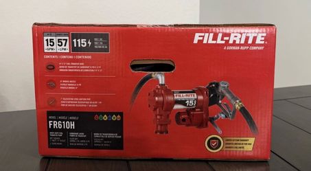 Fill-Rite FR610H Heavy-Duty Fuel Transfer Pump
