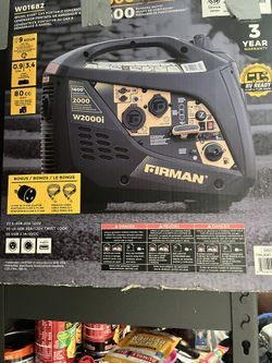 Firman super quiet portable generator 2000