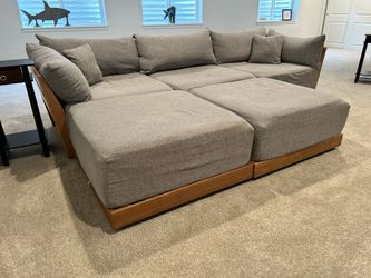Custom made Inside Weather modular Bondi 3-seater sofa with 2 ottoman’s