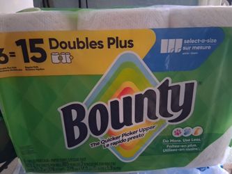 Toallas bounty  6 rollos grandes