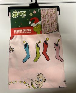 The Grinch Cindy Lou Pink Shower Curtain 