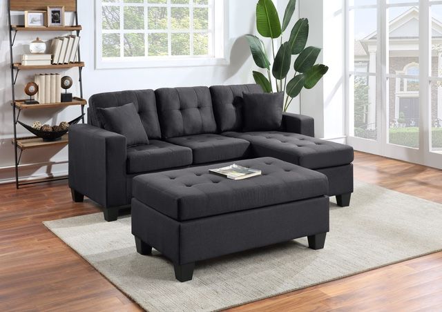                Sectional Sofa With Ottoman 