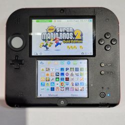 Nintendo 2DS w/ Charger & 128GB SD Card [500+ games installed] 