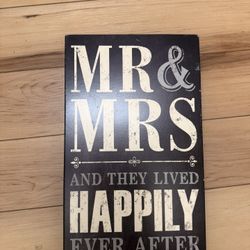 Mr And Mrs Wall Art