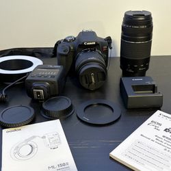 Canon EOS T7 w/Accessories And Case