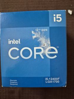 Intel Core i5 Core 12400F Desktop Processor 18M Cache, up to 4.40 GHz