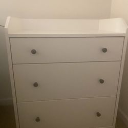 3 Drawer Dresser (ikea Hauga) 2 Available
