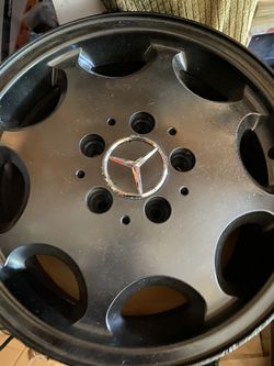 15inch Black Classic Benz Wheels Set 4 W202