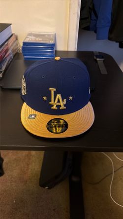 Los Angeles Dodgers Gold Championship Hat
