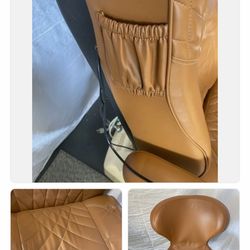 Lexor Liberte Spa TT365 Tru-Touch Massage Pedicure Chair with Pump - Cappuccino