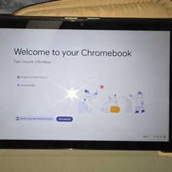 Lenovo Chromebook 10.1" Touch Blue Grey