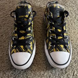 Converse Andy Warhol Leather Banana Size 4 Chuck Taylor All Black
