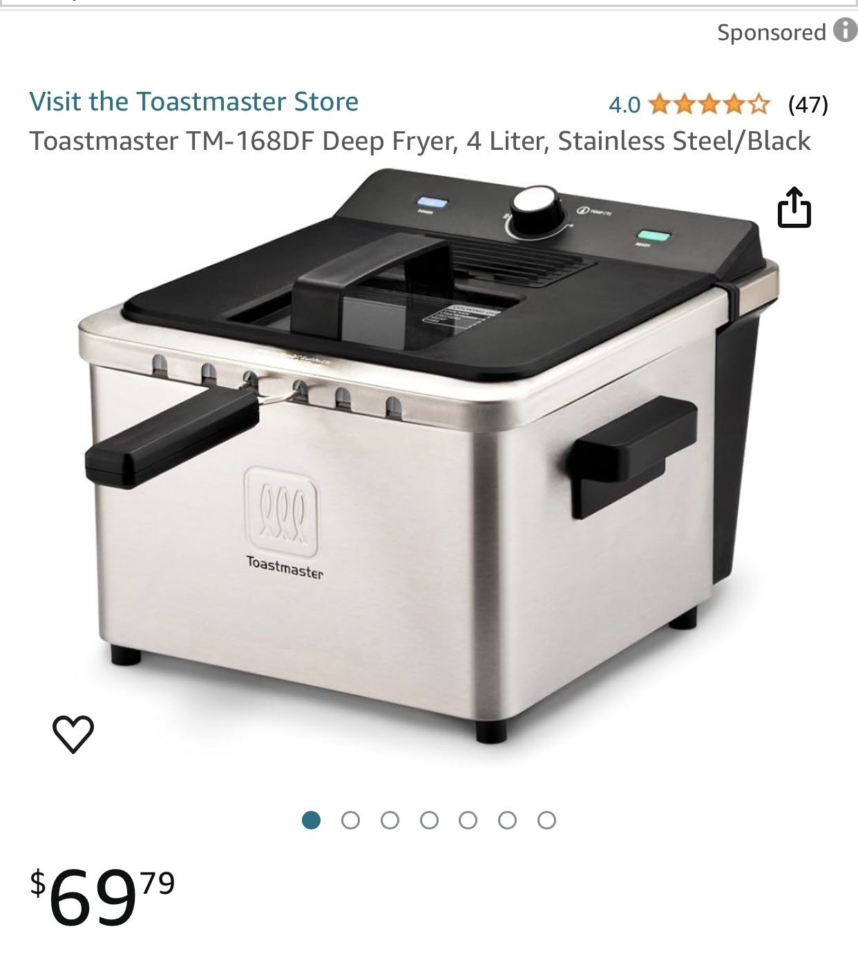 Freidora Nueva Fryer New Never Used